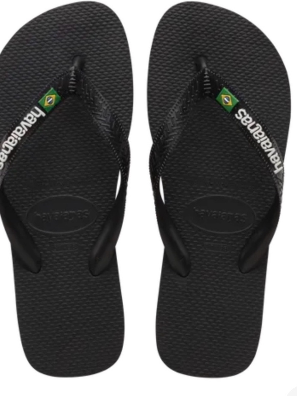 Footwear sole with brand text